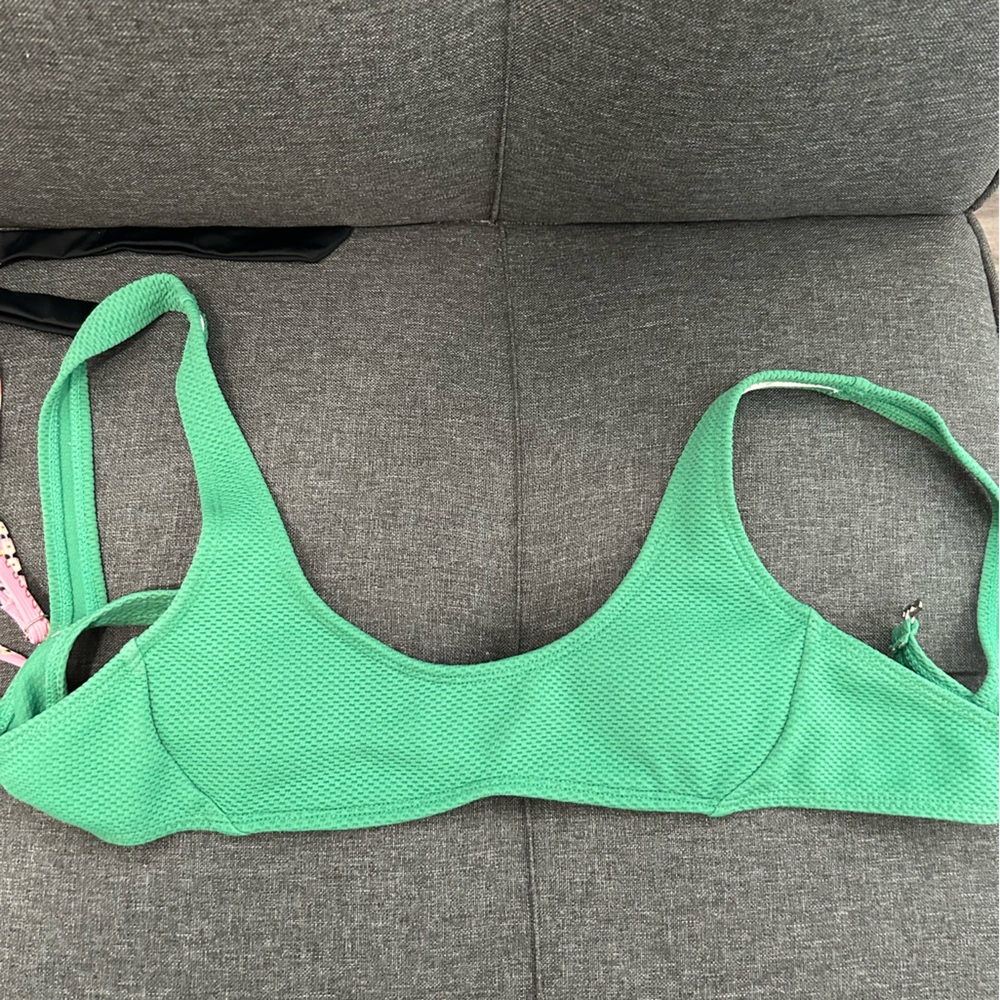 green bikini top